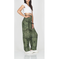 Harembroek - Small - Mandala Mono groen